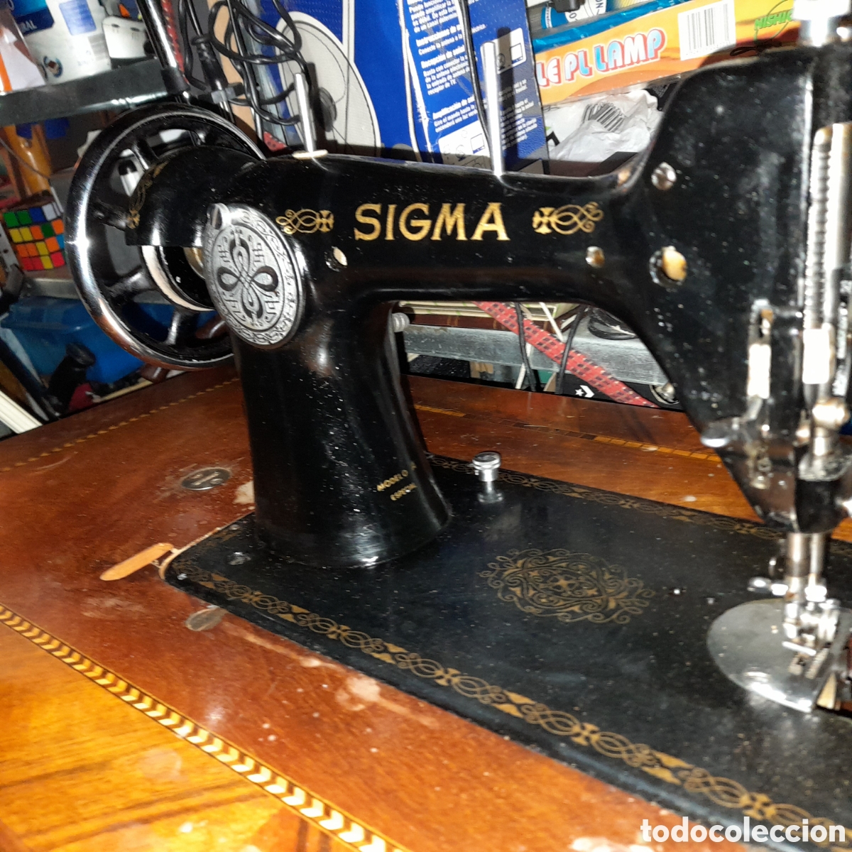 Antig&uuml;edades: M&aacute;quina de coser sigma modelo A - Foto 20