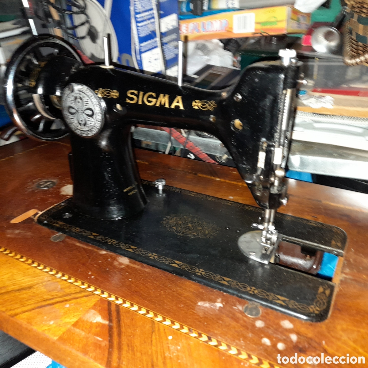 Antig&uuml;edades: M&aacute;quina de coser sigma modelo A - Foto 22