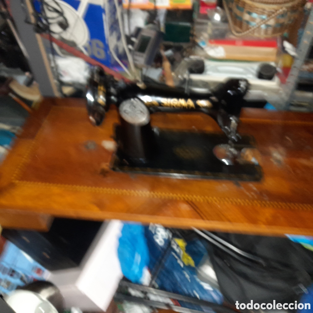 Antig&uuml;edades: M&aacute;quina de coser sigma modelo A - Foto 25