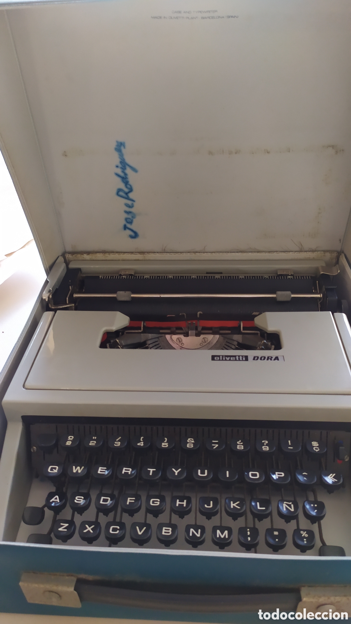 Antig&uuml;edades: M&aacute;quina de escribir Olivetti Dura - Foto 9