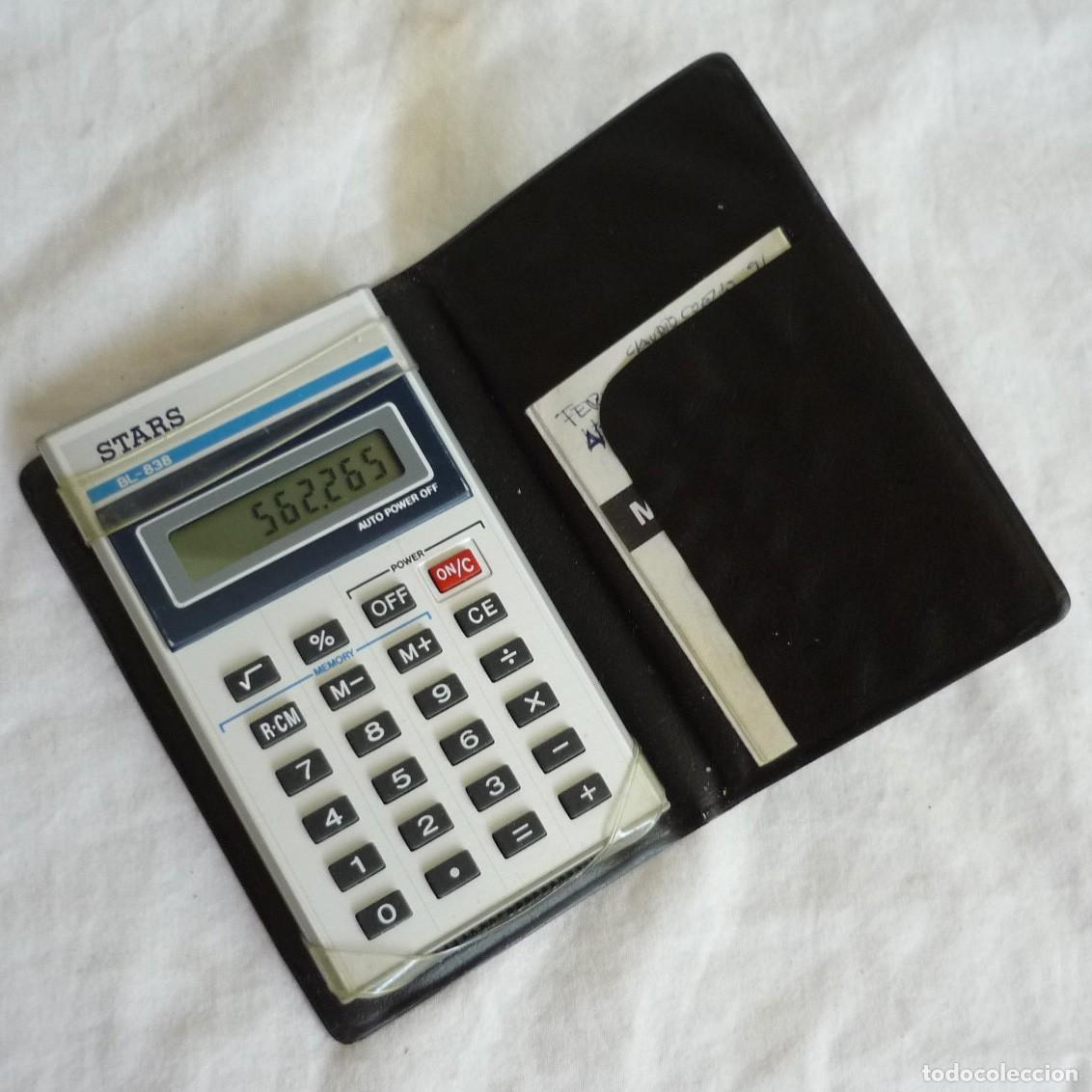 Antig&uuml;edades: Calculadora mini Stars modelo BL-838 funcionando - Foto 1