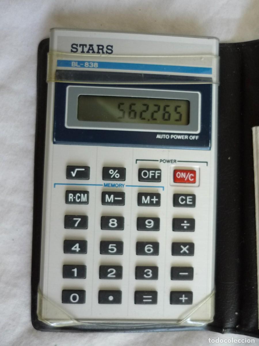 Antig&uuml;edades: Calculadora mini Stars modelo BL-838 funcionando - Foto 2