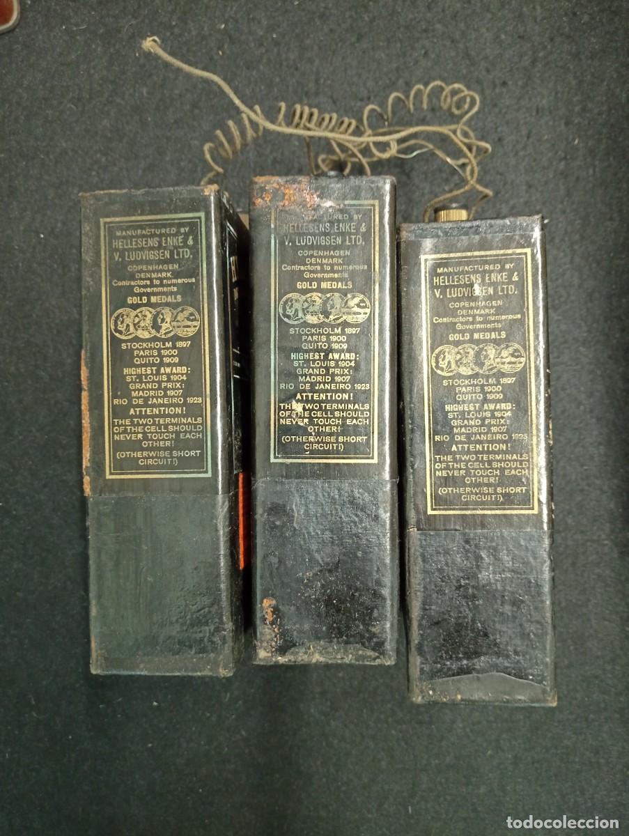 Antig&uuml;edades: Pila seca HELLESEN. A&ntilde;os 20-30. - Foto 3