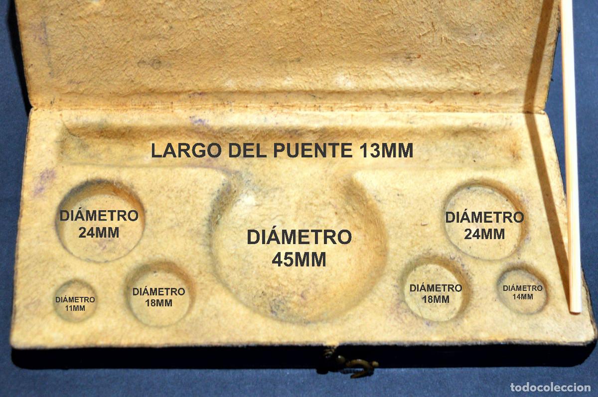 Antig&uuml;edades: ANTIGUA CAJA VACIA PARA BALANZA DE PRECISION - Foto 4