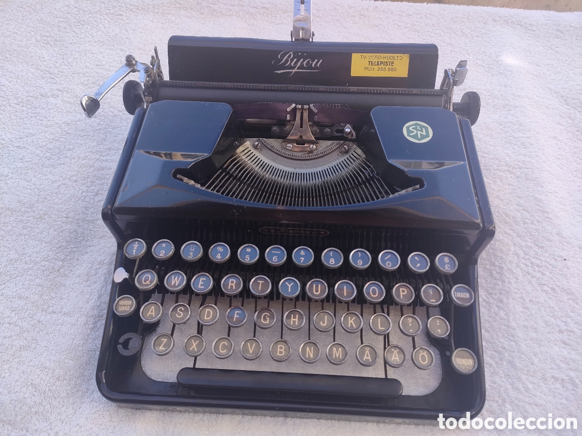 Antig&uuml;edades: Maquina escribir Bijou - Foto 1