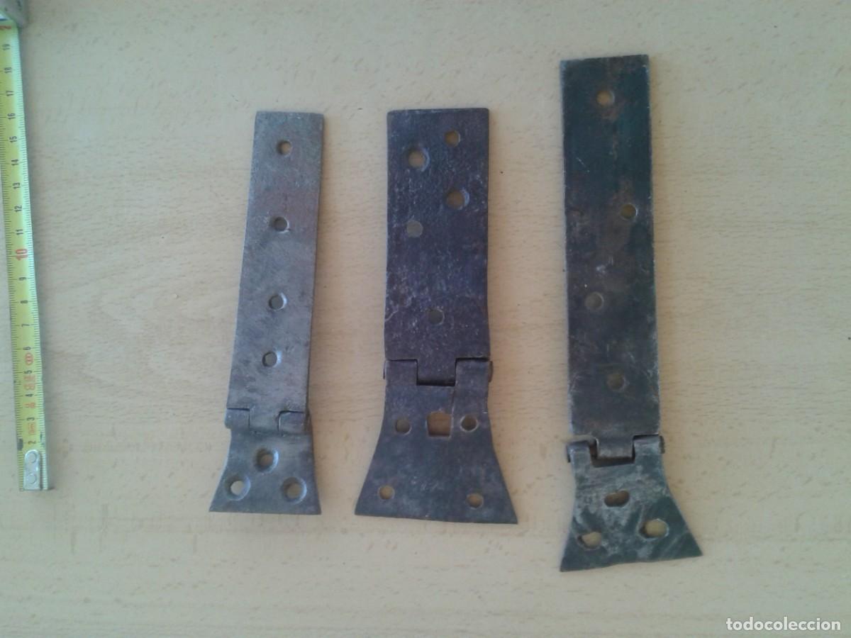 Antig&uuml;edades: 3 BISAGRAS ANTIGUAS DIFERENTES - Foto 5