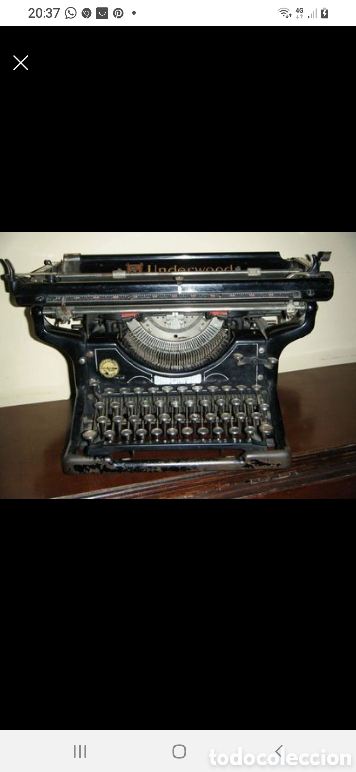 Antig&uuml;edades: M&Aacute;QUINA DE ESCRIBIR ANTIGUA - Foto 1