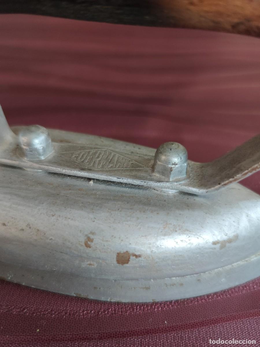 Antig&uuml;edades: Antigua Plancha Marca Edermann, Pesa Un kilo Doscientos. - Foto 11