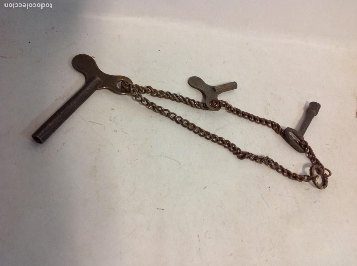 Antig&uuml;edades: 3 Llaves para reloj. s XIX - Foto 1