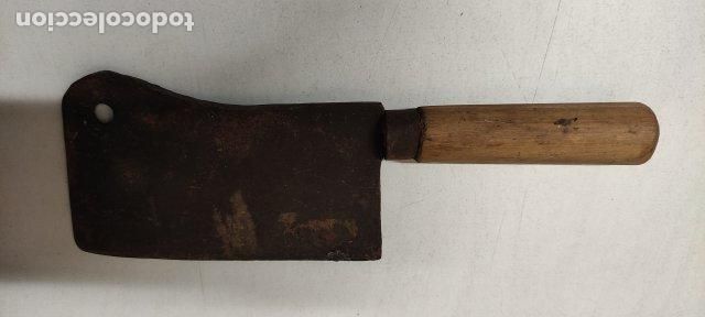 Antig&uuml;edades: ANTIGUO MACHETE DE CARNICERO - Foto 2