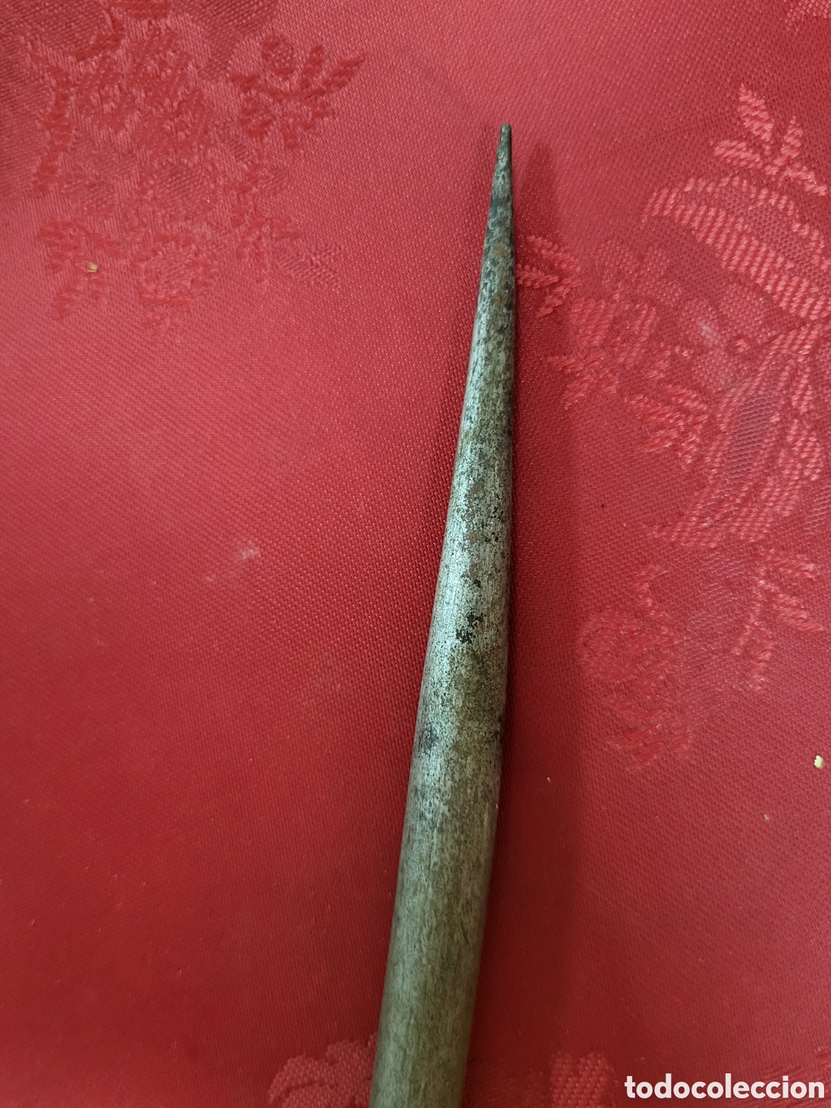 Antig&uuml;edades: COMPAS PROFESIONAL DE BISAGRA DE PUNTAS. 40CM - Foto 9