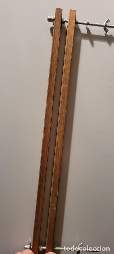 Antiques: Antigua herramienta de madera y sargento de presi&oacute;n para carpinter&iacute;a