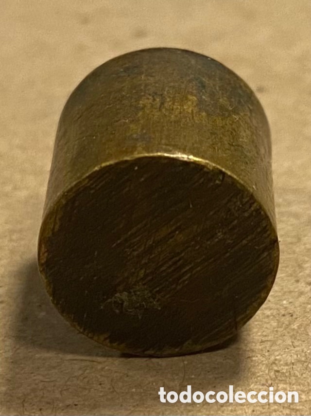 Antig&uuml;edades: ANTIGUA PESA DE PRECISI&Oacute;N DE BRONCE DE 20 Grs. - Foto 3