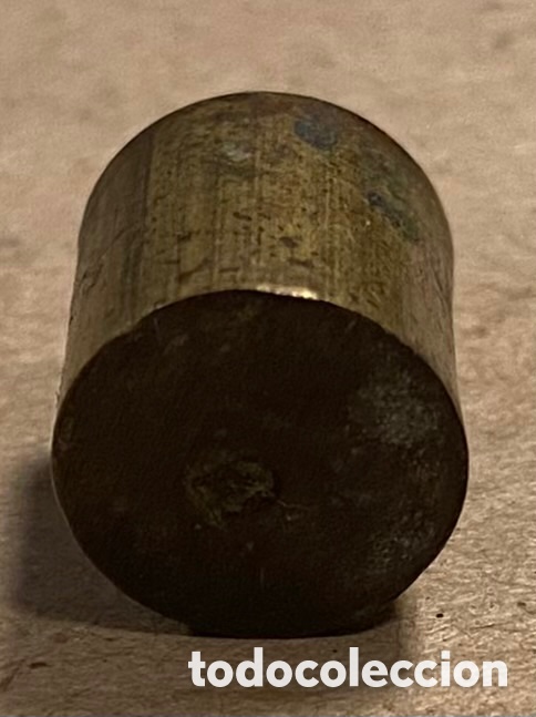 Antig&uuml;edades: ANTIGUA PESA DE PRECISI&Oacute;N DE BRONCE DE 10 Grs. - Foto 3
