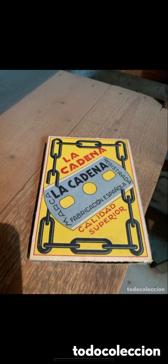 Antig&uuml;edades: Lote cuchillas afeitar antiguas - Foto 7