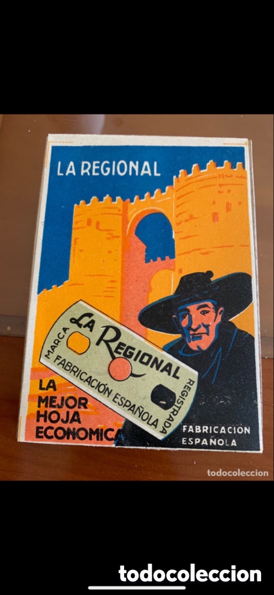 Antig&uuml;edades: Lote cuchillas afeitar antiguas - Foto 1