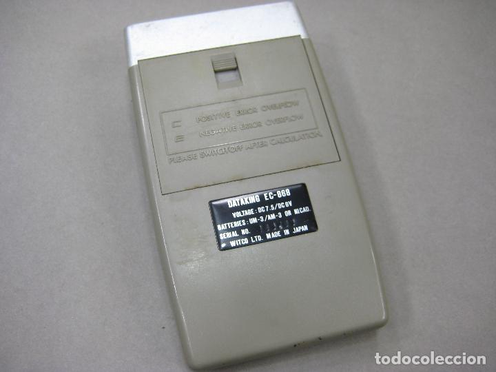 Antig&uuml;edades: CALCULADORA DATAKING 868. NO FUNCIONA. ELECTRONIC CALCULATOR - Foto 3