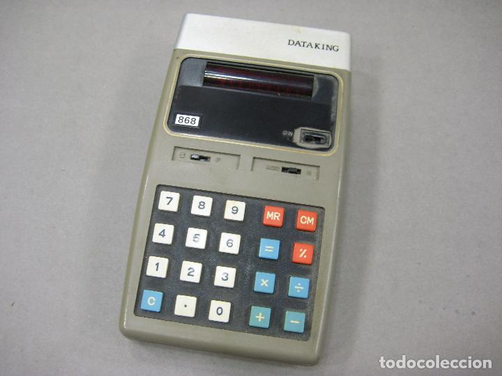 Antig&uuml;edades: CALCULADORA DATAKING 868. NO FUNCIONA. ELECTRONIC CALCULATOR - Foto 1