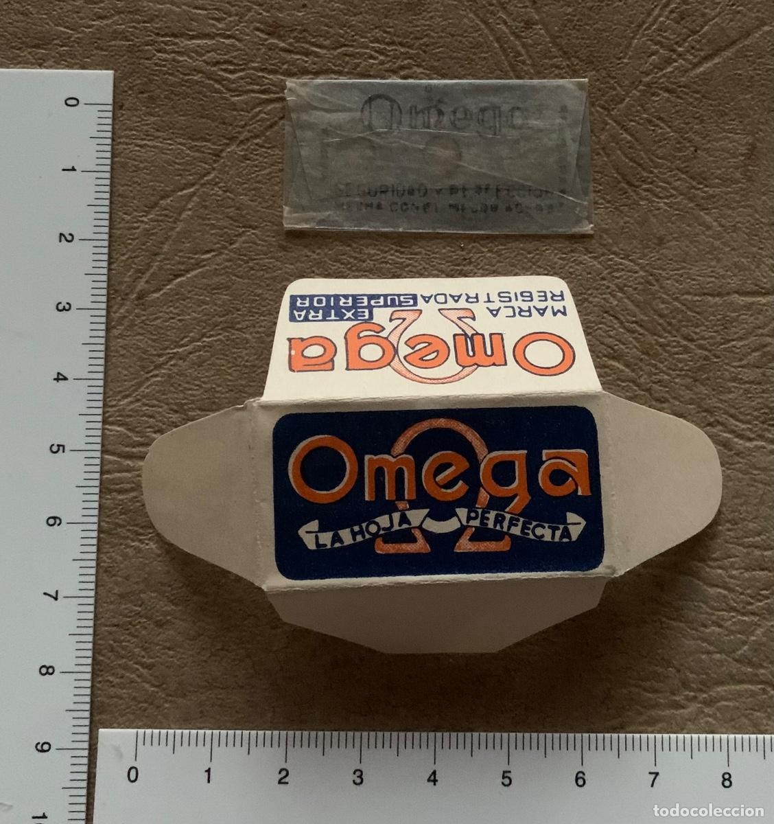 Antig&uuml;edades: CUCHILLA DE AFEITAR OMEGA LA PERFECTA HOJA - Foto 2