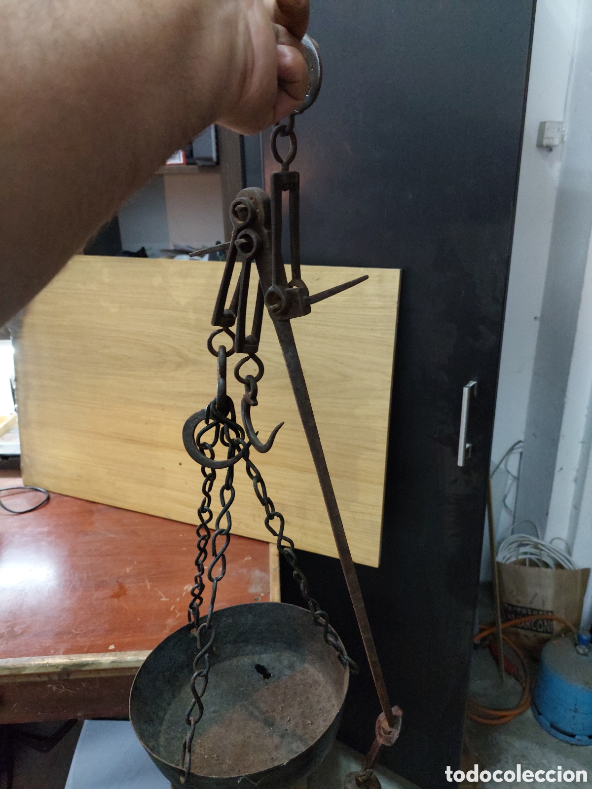 Antig&uuml;edades: Balanza Romana de 25 k. - Foto 4