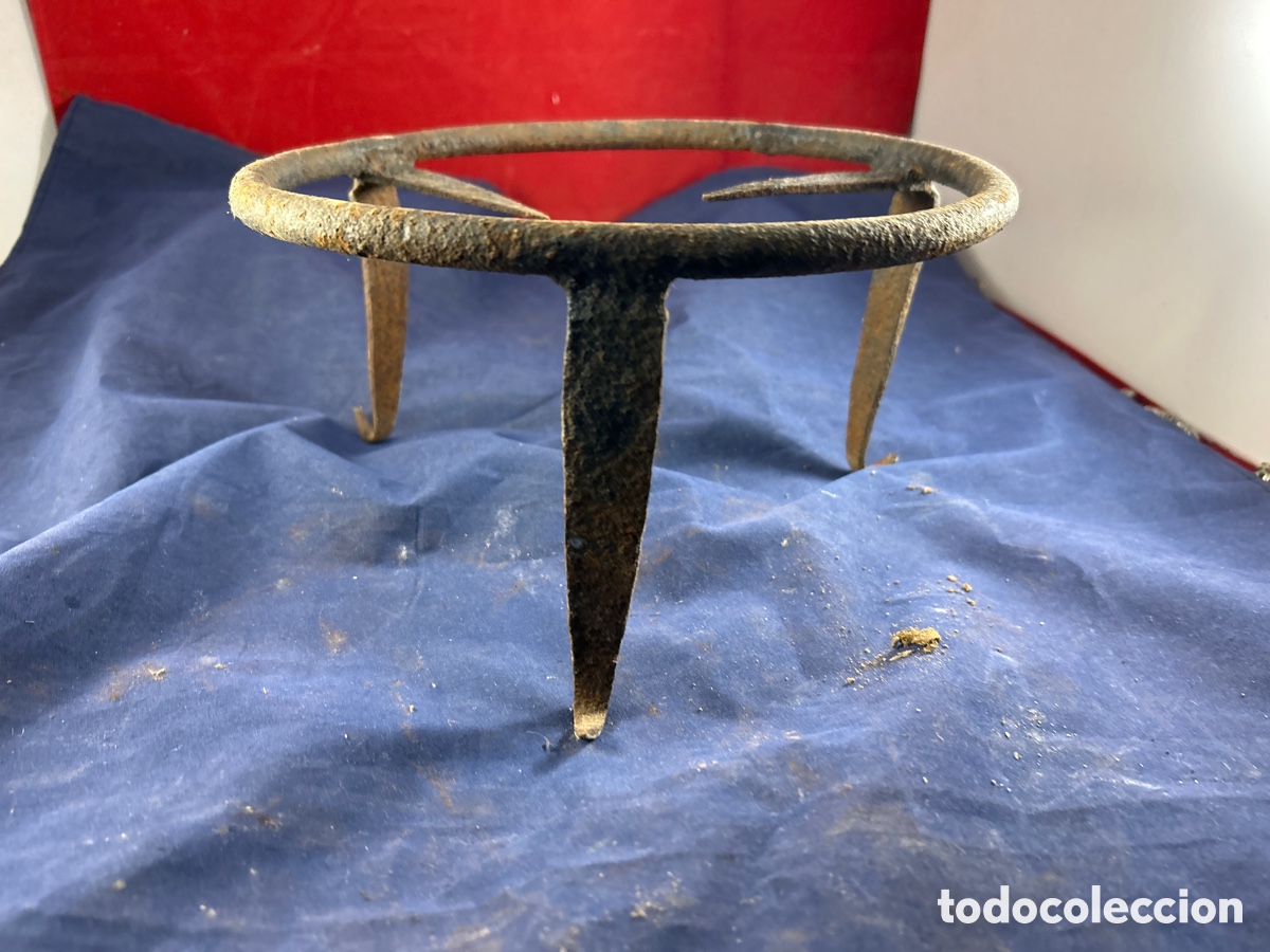 Antig&uuml;edades: SOPORTE HIERRO COCINA - Foto 4