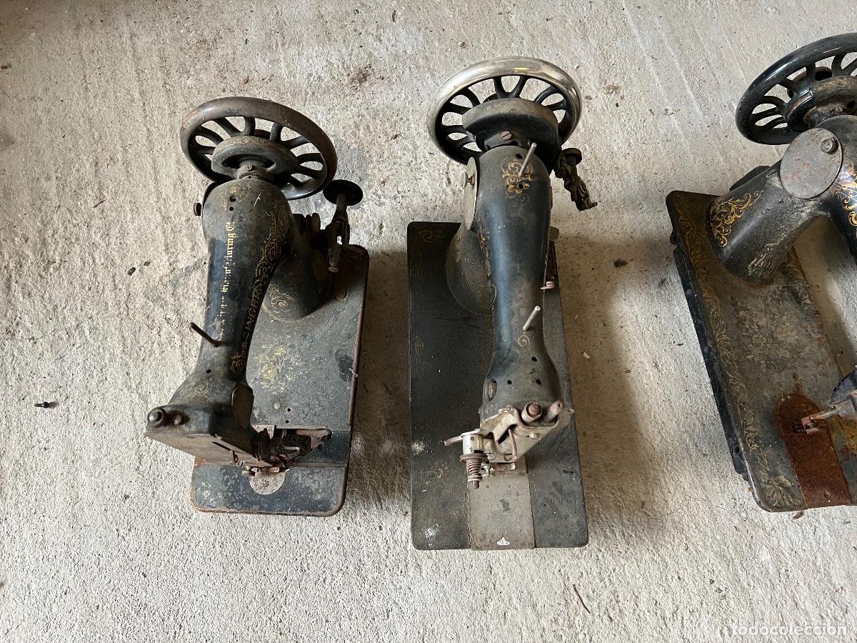 Antig&uuml;edades: MAQUINAS DE COSER LOTE 5 - Foto 3