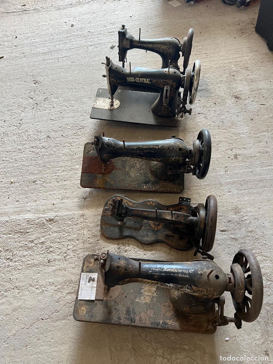Antig&uuml;edades: MAQUINAS DE COSER LOTE 5 - Foto 5