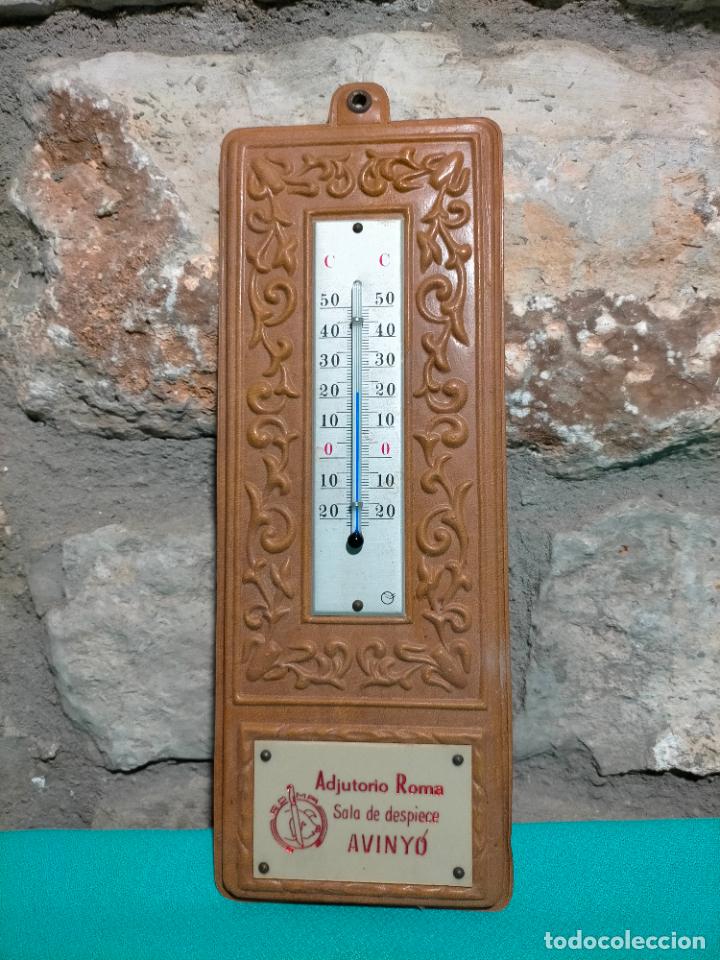 Antig&uuml;edades: Term&oacute;metro de pared Adjutorio Roma Sala de despiece Aviny&oacute; - Foto 1
