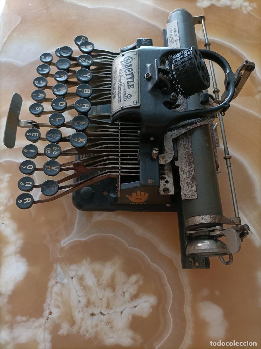 Antig&uuml;edades: DACTYLE MAQUINA DE ESCRIBIR DECADA DE 1.890 - Foto 4