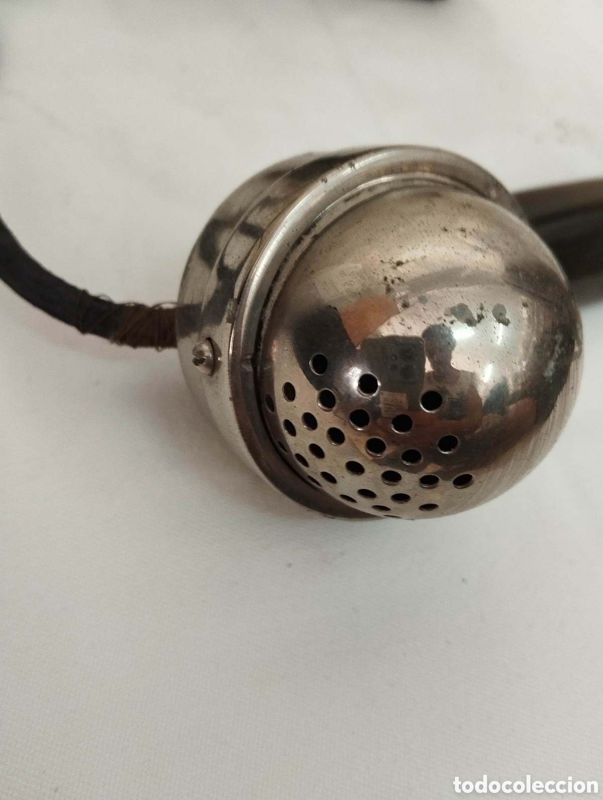 Tel&eacute;fonos: Tel&eacute;fono antiguo de hierro - Foto 6