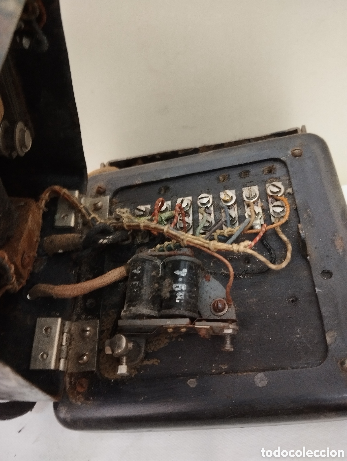 Tel&eacute;fonos: Tel&eacute;fono antiguo de hierro - Foto 8