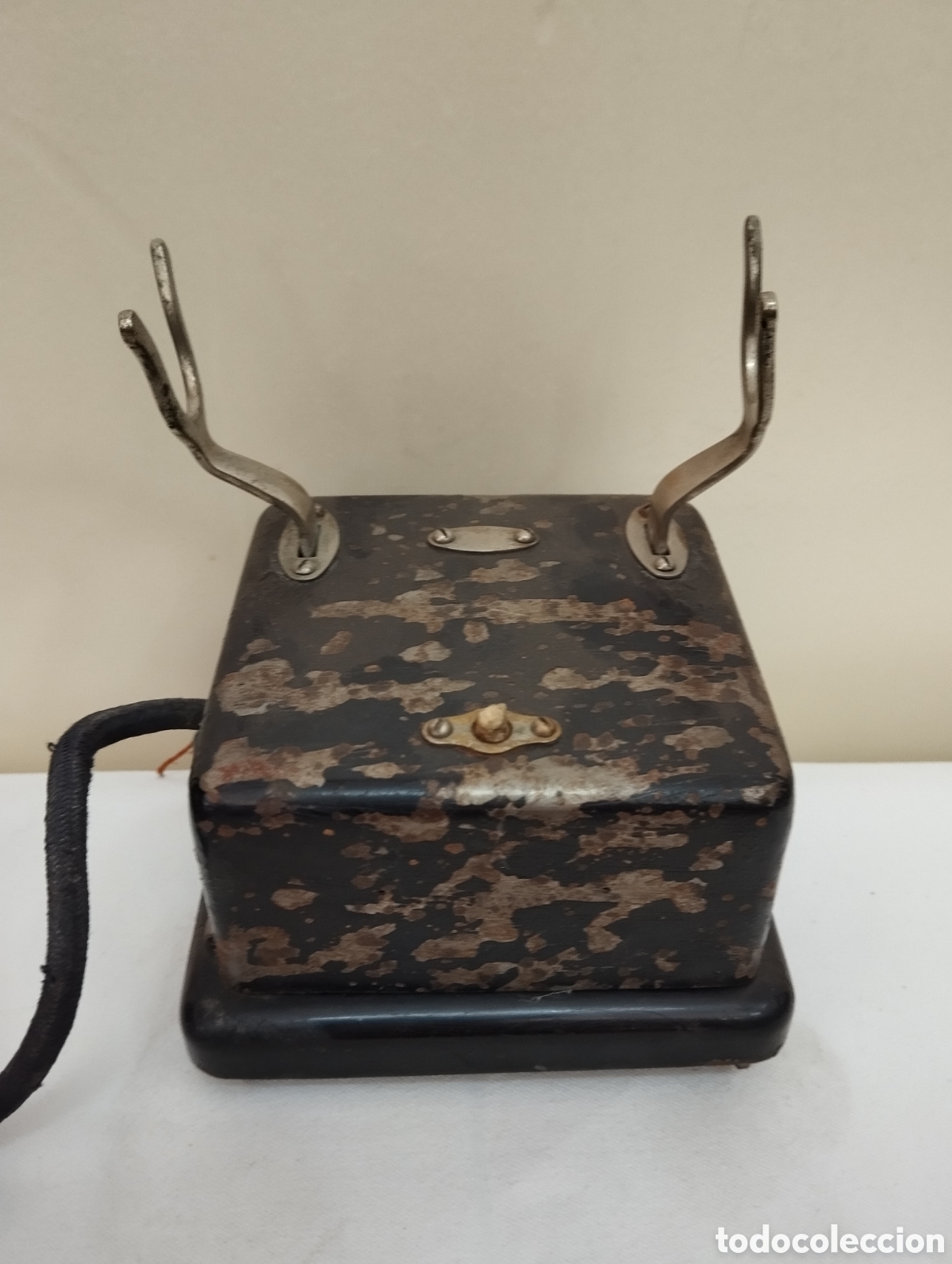 Tel&eacute;fonos: Tel&eacute;fono antiguo de hierro - Foto 14
