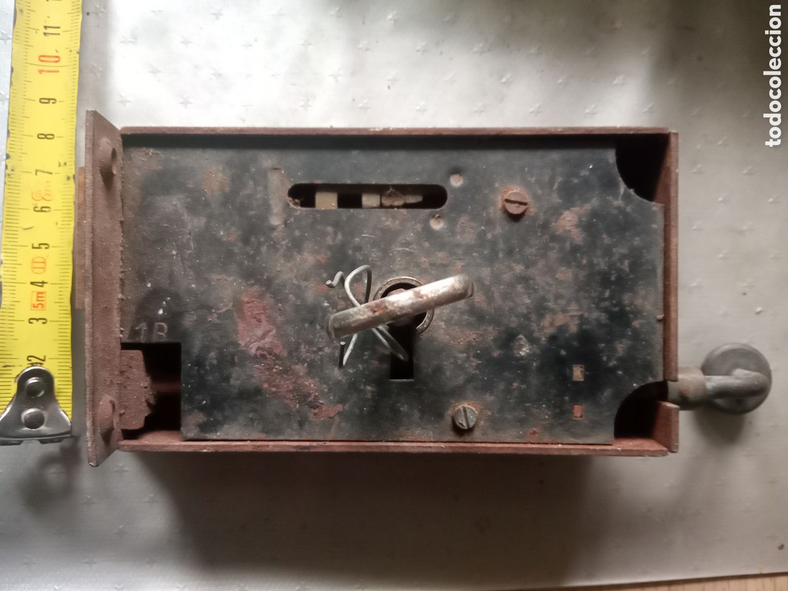 Antig&uuml;edades: Cerradura antigua funcionando - Foto 3