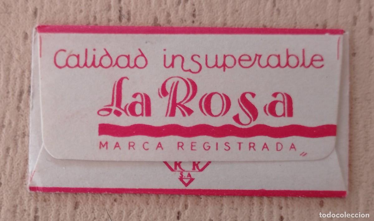 Antig&uuml;edades: Hoja de afeitar La Rosa - Foto 2