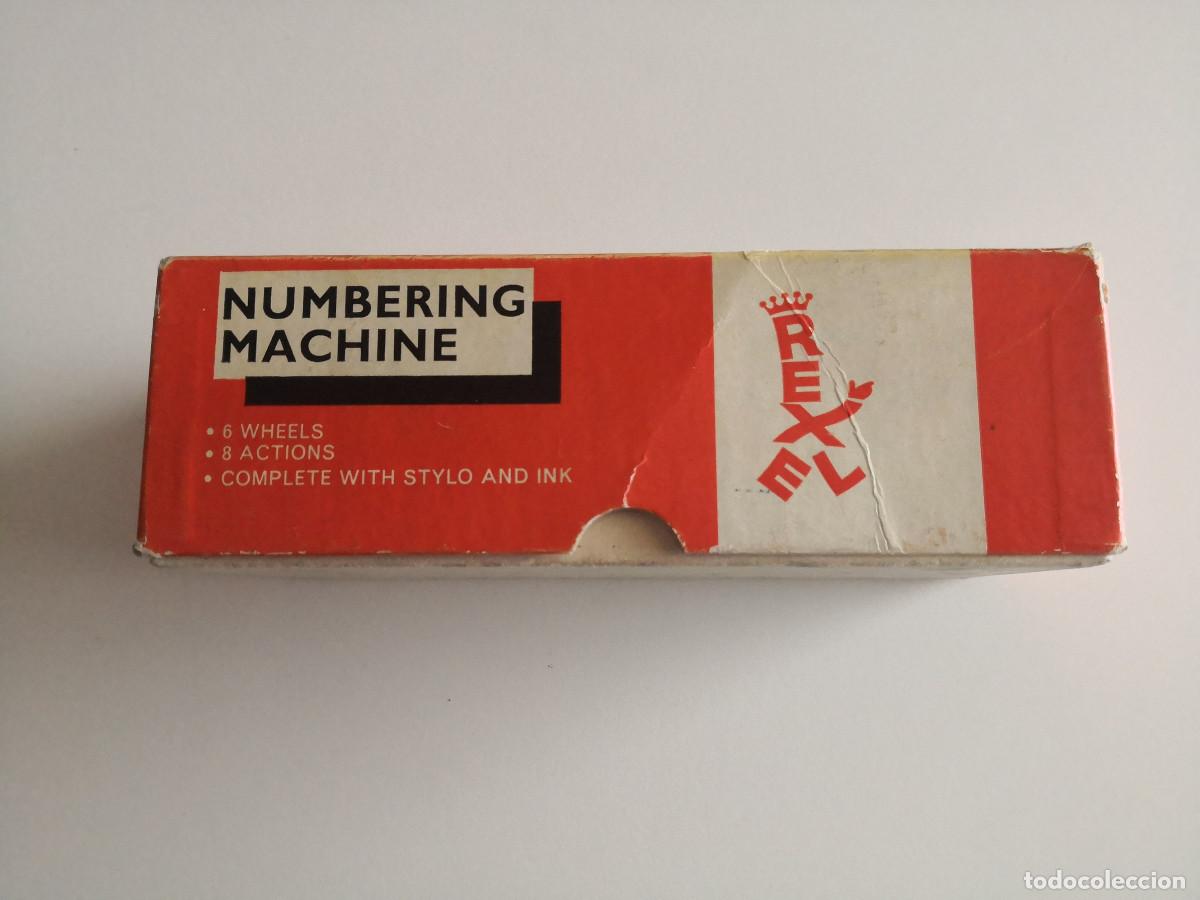 Antig&uuml;edades: NUMERADOR, VINTAGE, MARCADOR NUMERING MACHINE REXEL - Foto 1