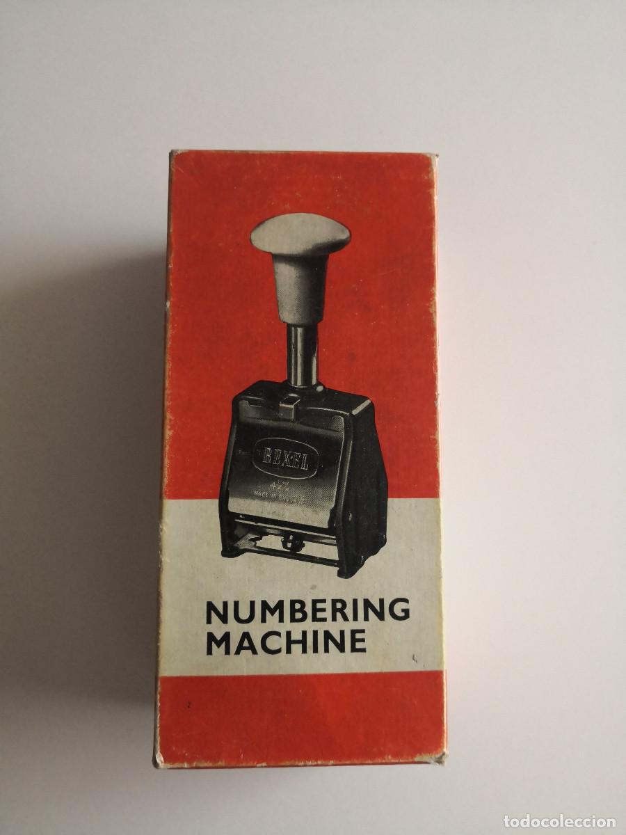 Antig&uuml;edades: NUMERADOR, VINTAGE, MARCADOR NUMERING MACHINE REXEL - Foto 3