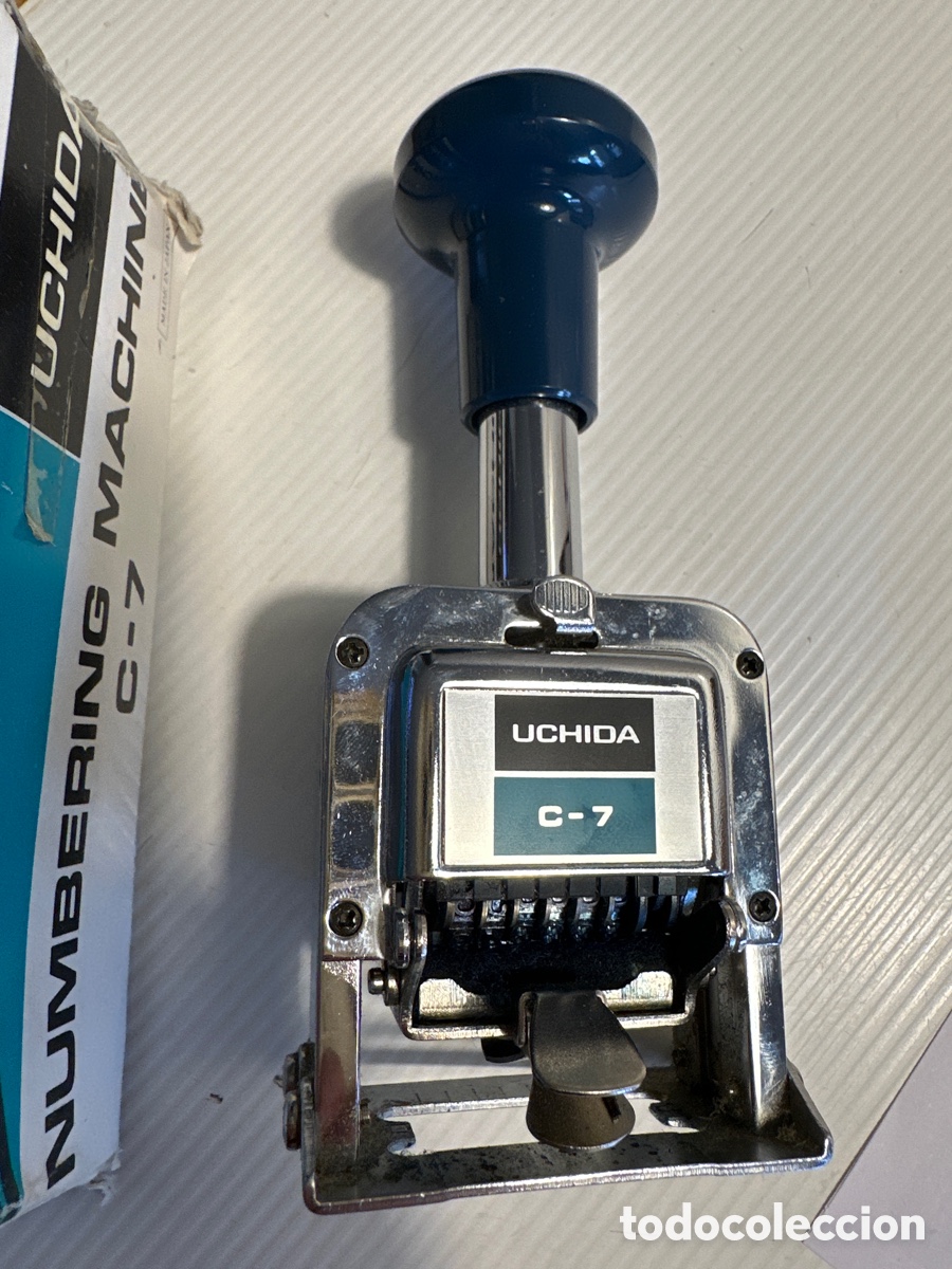 Antig&uuml;edades: Selladora numerica Uchida - Foto 3