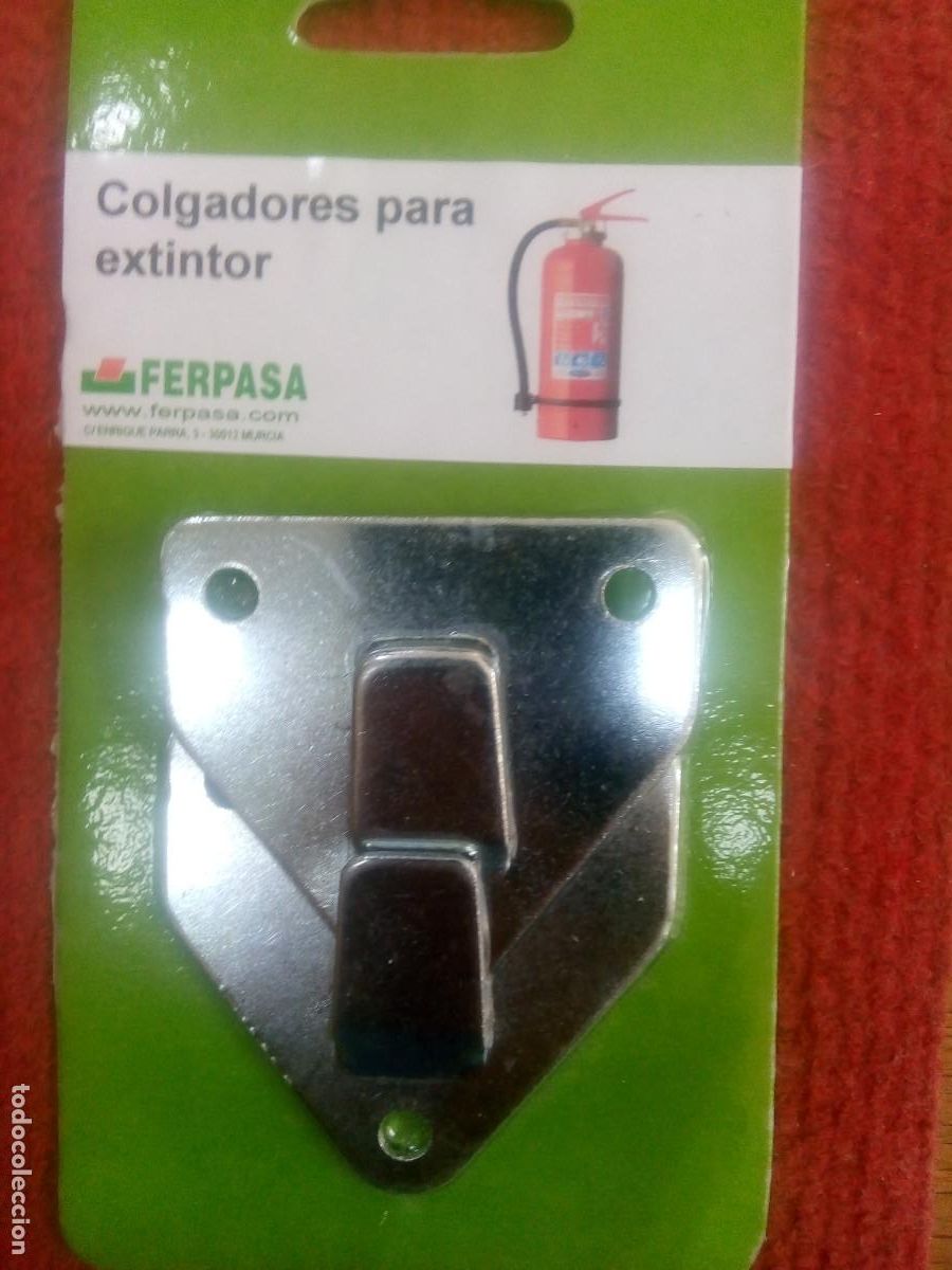 Antig&uuml;edades: COLGADOR EXTINTOR - Foto 1