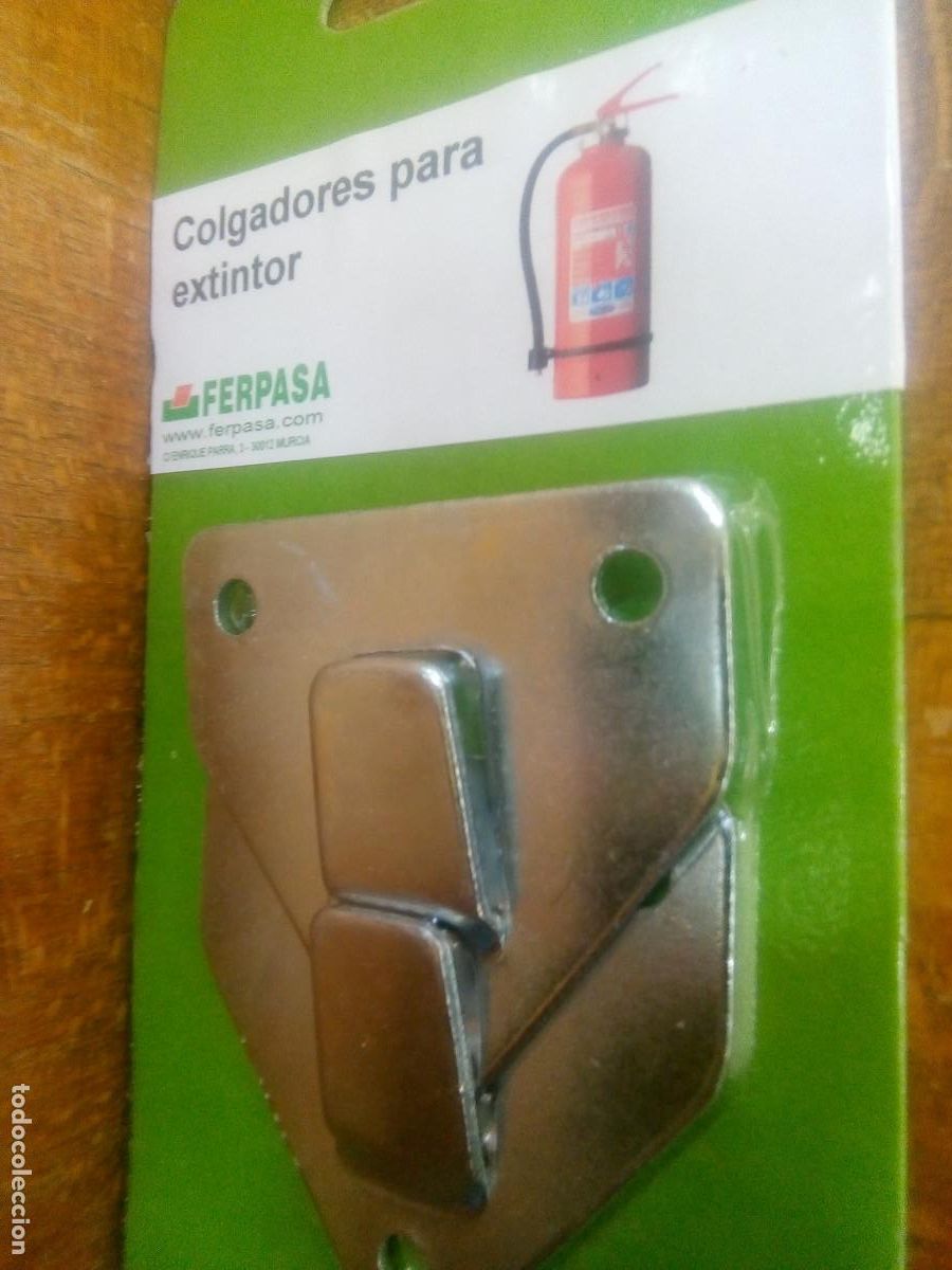 Antig&uuml;edades: COLGADOR EXTINTOR - Foto 2