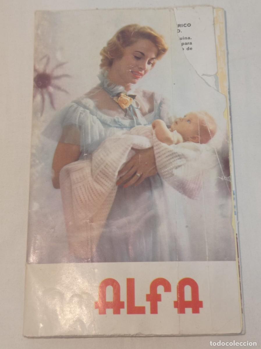 Antig&uuml;edades: Publicidad maquinas coser alfa - Foto 1