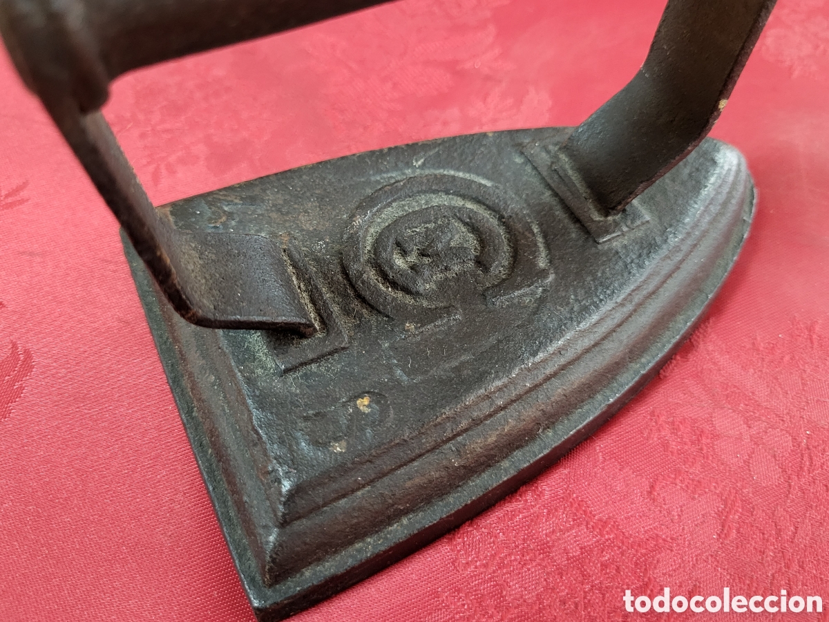 Antig&uuml;edades: PLANCHA FUNDICI&Oacute;N DE HIERRO CCM N&Uacute;MERO 4 - Foto 4