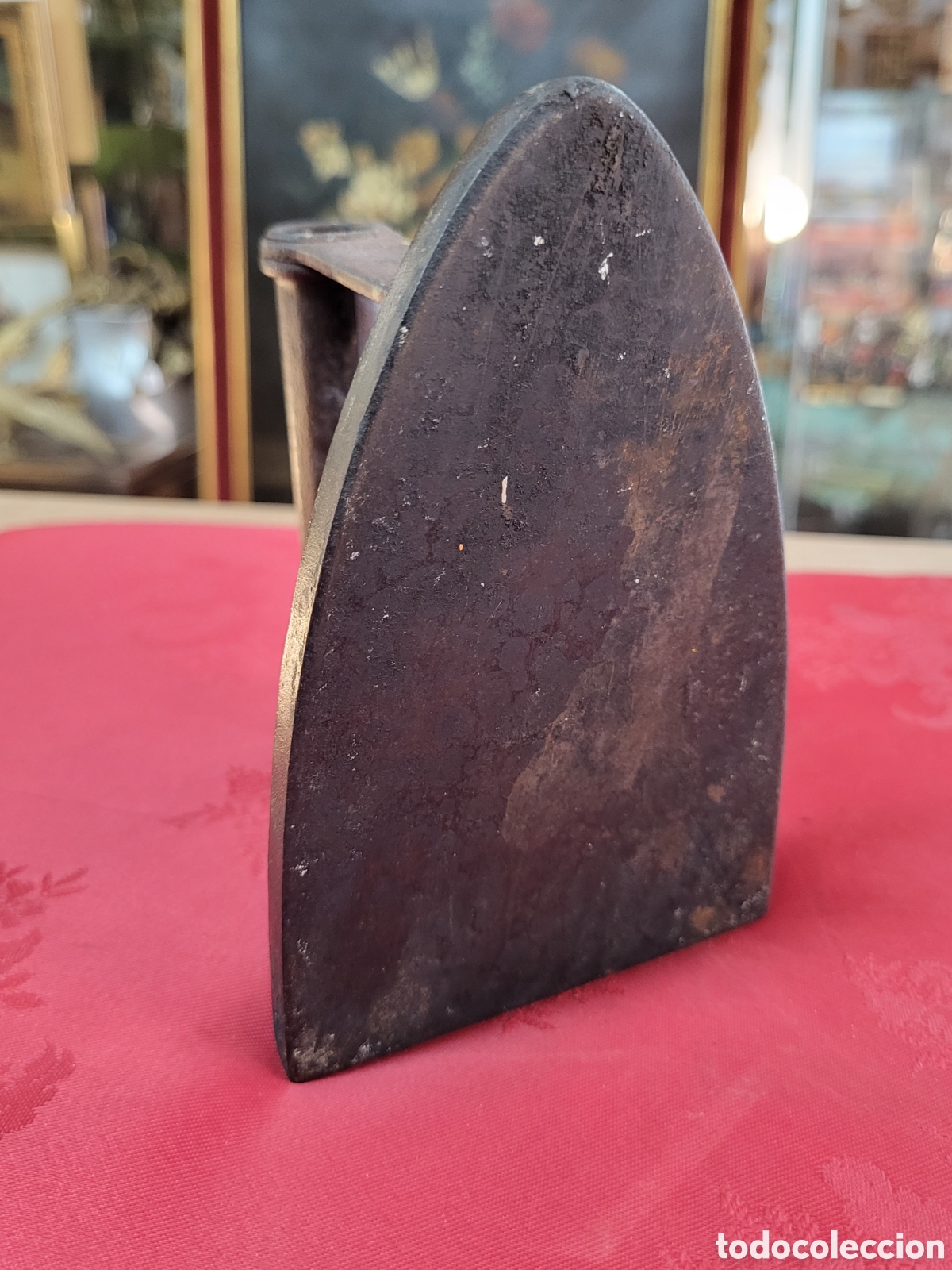 Antig&uuml;edades: PLANCHA FUNDICI&Oacute;N DE HIERRO CCM N&Uacute;MERO 4 - Foto 8