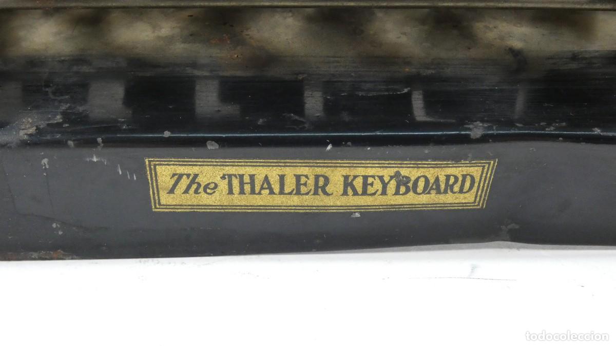 Antig&uuml;edades: THE THALER KEYBOARD A&Ntilde;O 1921 - Foto 4