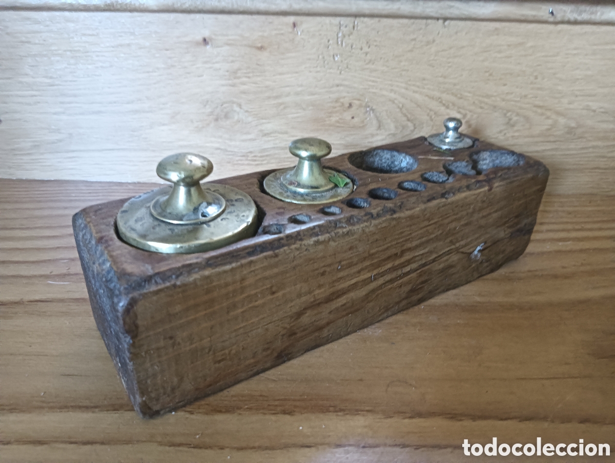 Antig&uuml;edades: Juego de pesas incompleto - Foto 9