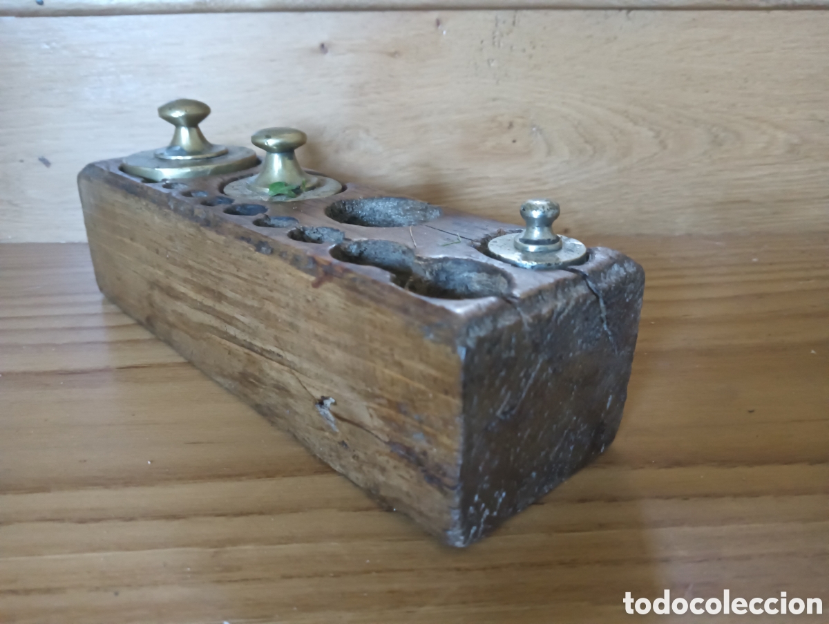 Antig&uuml;edades: Juego de pesas incompleto - Foto 14