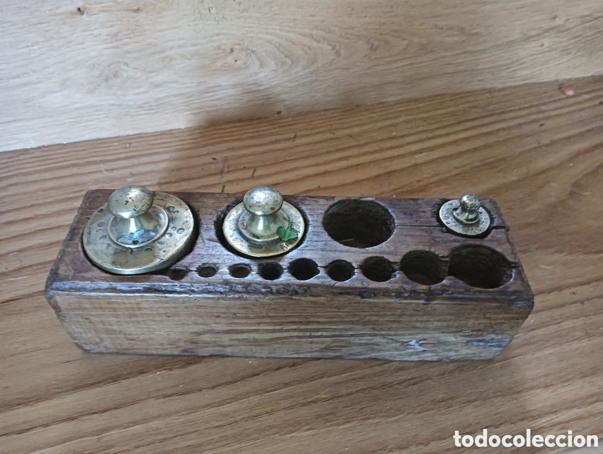 Antig&uuml;edades: Juego de pesas incompleto - Foto 17
