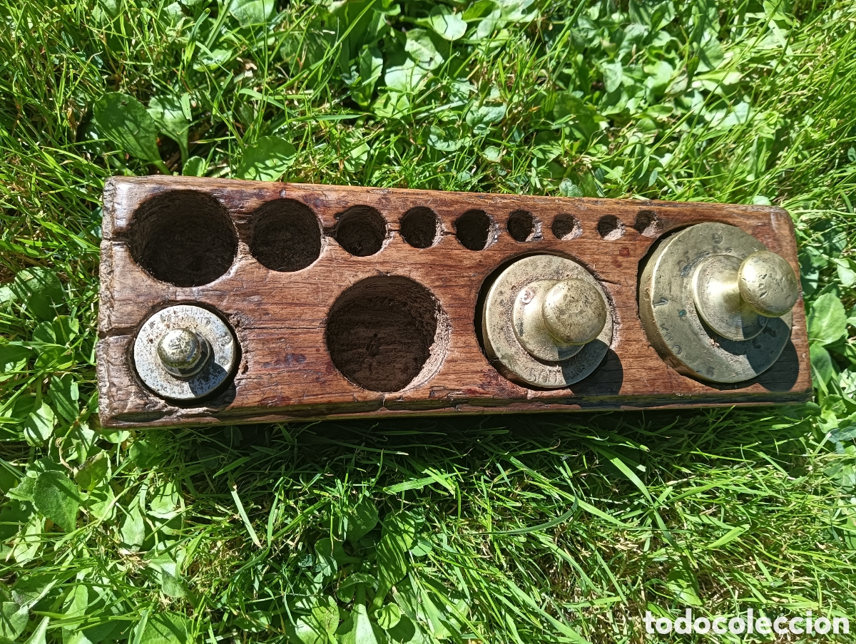 Antig&uuml;edades: Juego de pesas incompleto - Foto 18