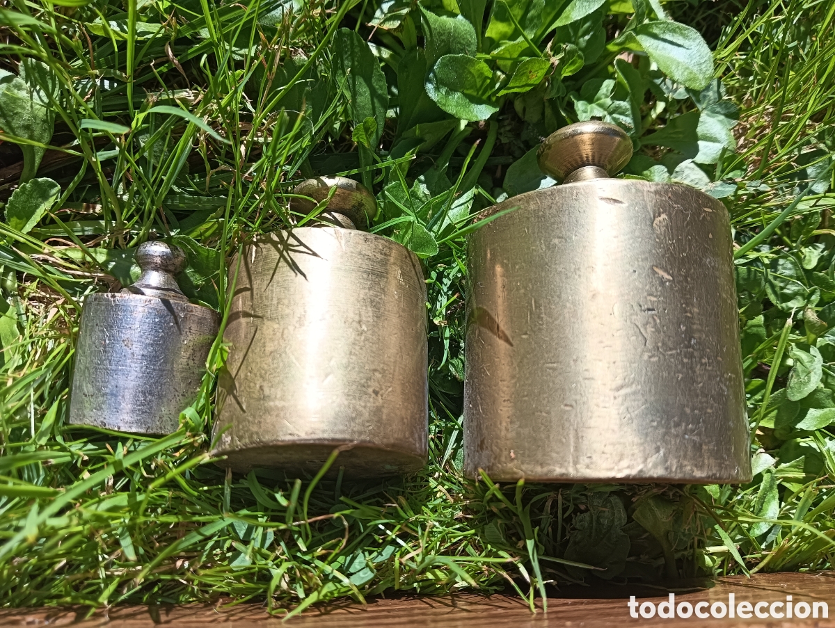 Antig&uuml;edades: Juego de pesas incompleto - Foto 10