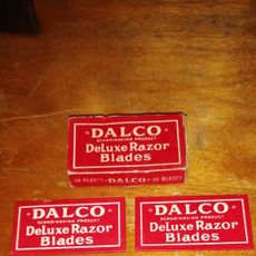 escasa caja hoja de afeitar dalco deluxe razor - Compra venta en ...