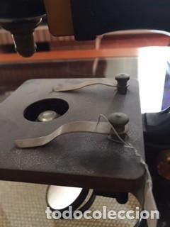 Antig&uuml;edades: microscopio ingles con caja original - Foto 3